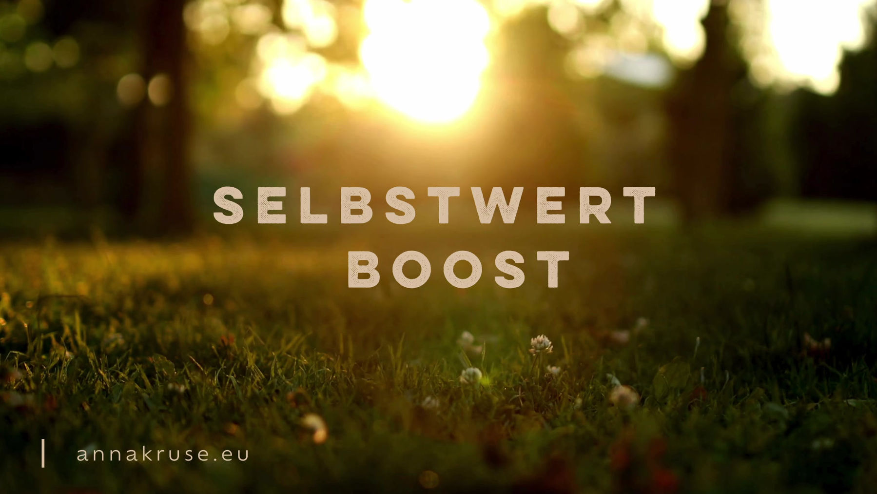 Selbstwert Boost